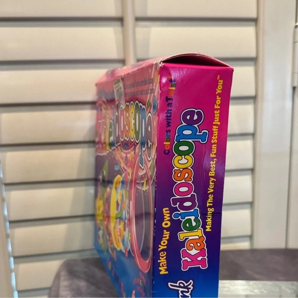 Vintage Lisa  Frank Colorful Kaleidoscope‎ Kit - Pink, Blue, Yellow